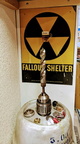 To Brad's FALLOUT SHELTER in the man cave.