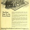 A Emerson-Brantingham Implement Company advertisement, circa 1920.
