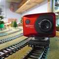A little Vivitar train camera working on the railroad.