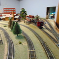Operating the new little video camea on the model railroad.
