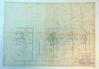 A 1944 James Leffel Water Wheel blueprint drawing showing a Woodward size D governor.