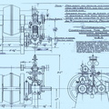 The Woodward horizontal compensating water wheel governor.