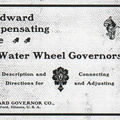 The Woodward horizontal compensating water wheel governor operating & maintenance manual.