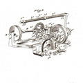 The Woodward horizontal compensating water wheel governor patent.