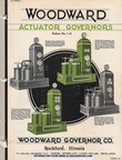 The Woodward Type "A" Actuator Governor system operating bulletin.