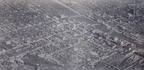 Flying over downtown Rockford in a Woodward aircraft, circa 1958.