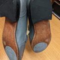The last pair of Kinney shoes purchased before leaving the company in 1986.