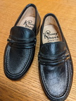 These Kinney boy's dress shoes where just like the mens high quality leather dress shoes.
