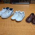 All leather Kinney shoes for kids.