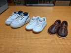 All leather Kinney shoes for kids.