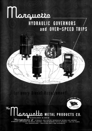 MARQUETTE HYDRAULIC GOVERNORS AND OVER-SPEED TRIPS.