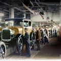 On the Ford assembly line in 1928.