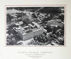 An aeroplane view of the Barber-Colman Company.