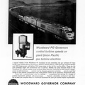 Woodward PG Governors control turbine speeds on the UP gas turbine locomotives.