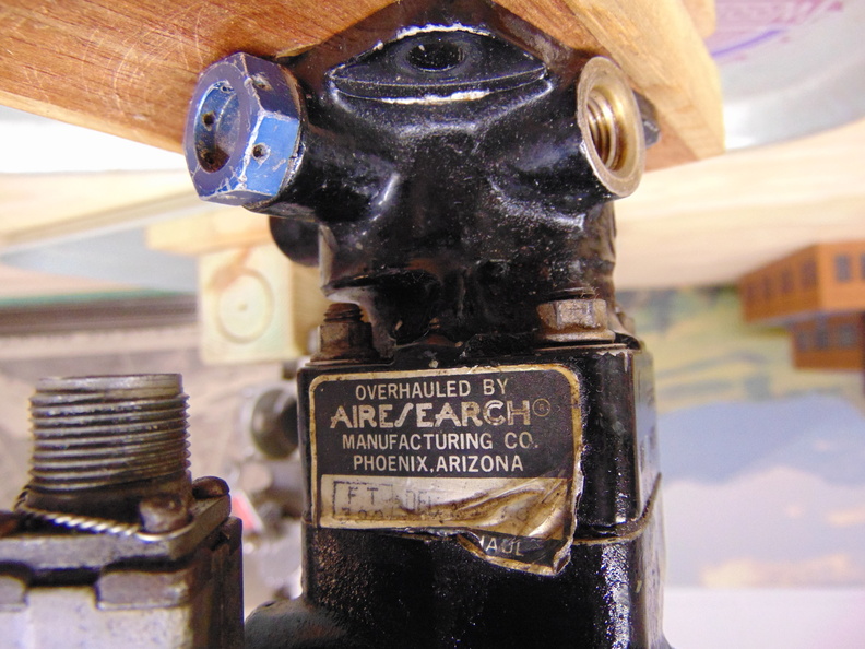 Brad's Airesearch Gas Turbine Fuel Control in the collection..jpg