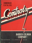 Barber-Colman Controls Catalog.