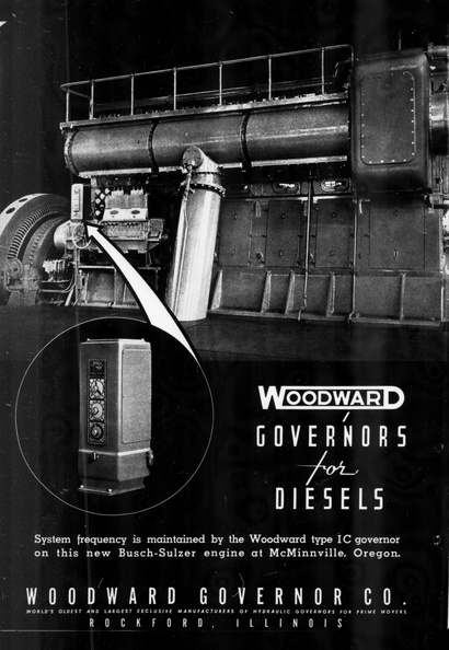 WOODWARD GOVERNORS for DIESELS.