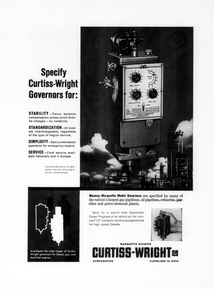 Specify Curtiss-Wright Governors...