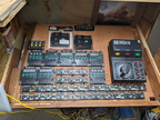 The completed train control panel installed.
