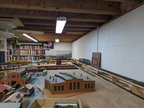 The second phase of construction is installing the train tracks.
