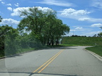 This road went straight past the Security Gate House but was removed for the new overpass Country Club Drive road.