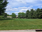 On the new frontage road looking toward the cafetorium.