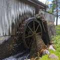 The Cor-Ten Steel Water Wheel.