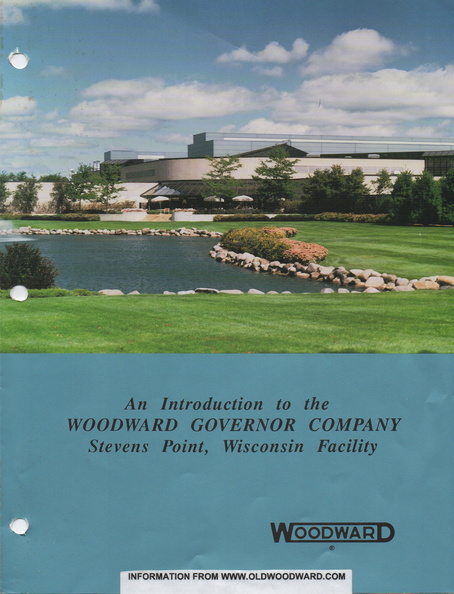 An Introduction to the Woodward Governor Company Stevens Point, Wisconsin Facility.