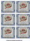The second attempt to sell a Point Light Beer.  