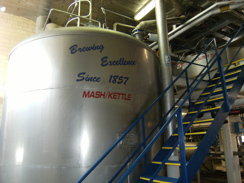 The 6000 gallon (200 barrel) MDV brew kettle at the Stevens Point Brewery..jpg