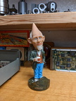 Brewer Brad's Nicholas C. Point Bobblehead kept in the 1874 Brewhouse when Brad was brewing tons of beer at the Stevens Point Brewery.