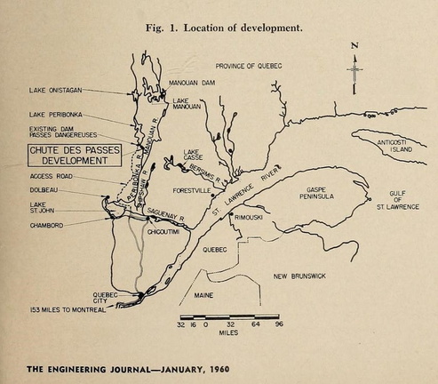 Location of the hydro development.