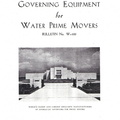 The first Woodward Cabinet Actuator Governing Equipment Bulletin.