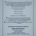 Woodward...A Leader in the Hydro-electric Power Control Industry.