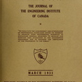 THE ENGINEERING JOURNAL INSTITUTE OF CANADA.