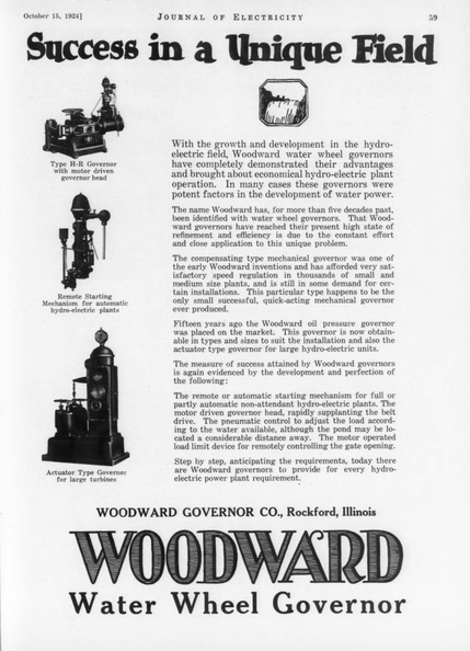 WOODWARD GVERNOR COMPANY, CIRCA 1924..jpg