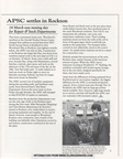 Woodward APSC history, circa May 1989.  