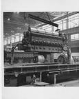 A vintage railroad locomotive machine shop manufacturing history project.