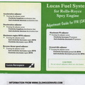 The Lucas Fuel Control System for the Rolls-Royce Spey 511-8 gas turbine engine.