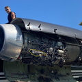A Rolls-Royce SPEY 511-8 jet engine with the Lucas CASC Fuel Control and Pump circled.