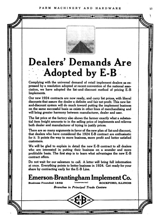 The Emerson Brantingham Implement Company.