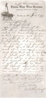 An A. W. Woodward Company letter from 1887.