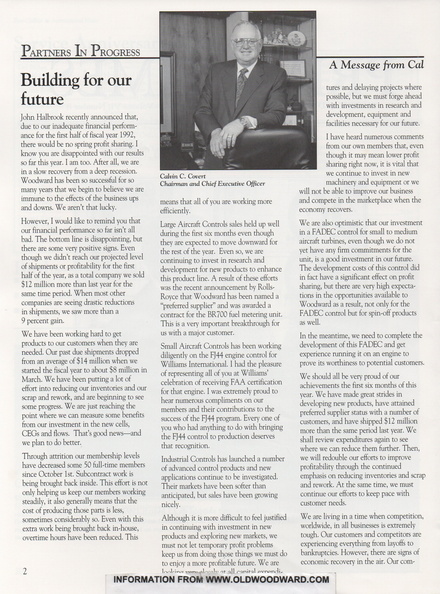 Building for the future, circa May 1992.