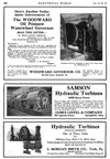 Elmer Woodward's new hydraulic governor.  The full page advertisement from 1914.