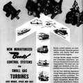 Bendix Gas Turbine Fuel Controls for small gas turbine engines, circa 1961.