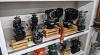 The collection of small aircraft engine governors.