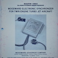 WOODWARD ELECTRONIC SYNCHRONIZER FOR TWIN ENGINE TURBO JET AIRCRAFT.