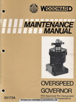 Woodward Overspeed Governor Manual # 33173A