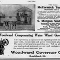 The Woodward Vertical Type Compensating Water Wheel Governor.