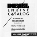 DIESEL ENGINE CATALOG FOR 1958.